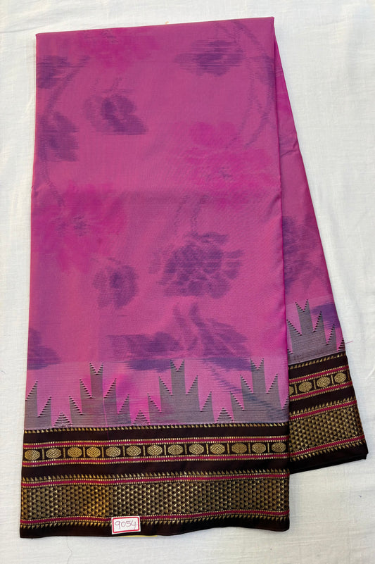 Ikkat Weavng Semi Narayanpet Silk Sarees