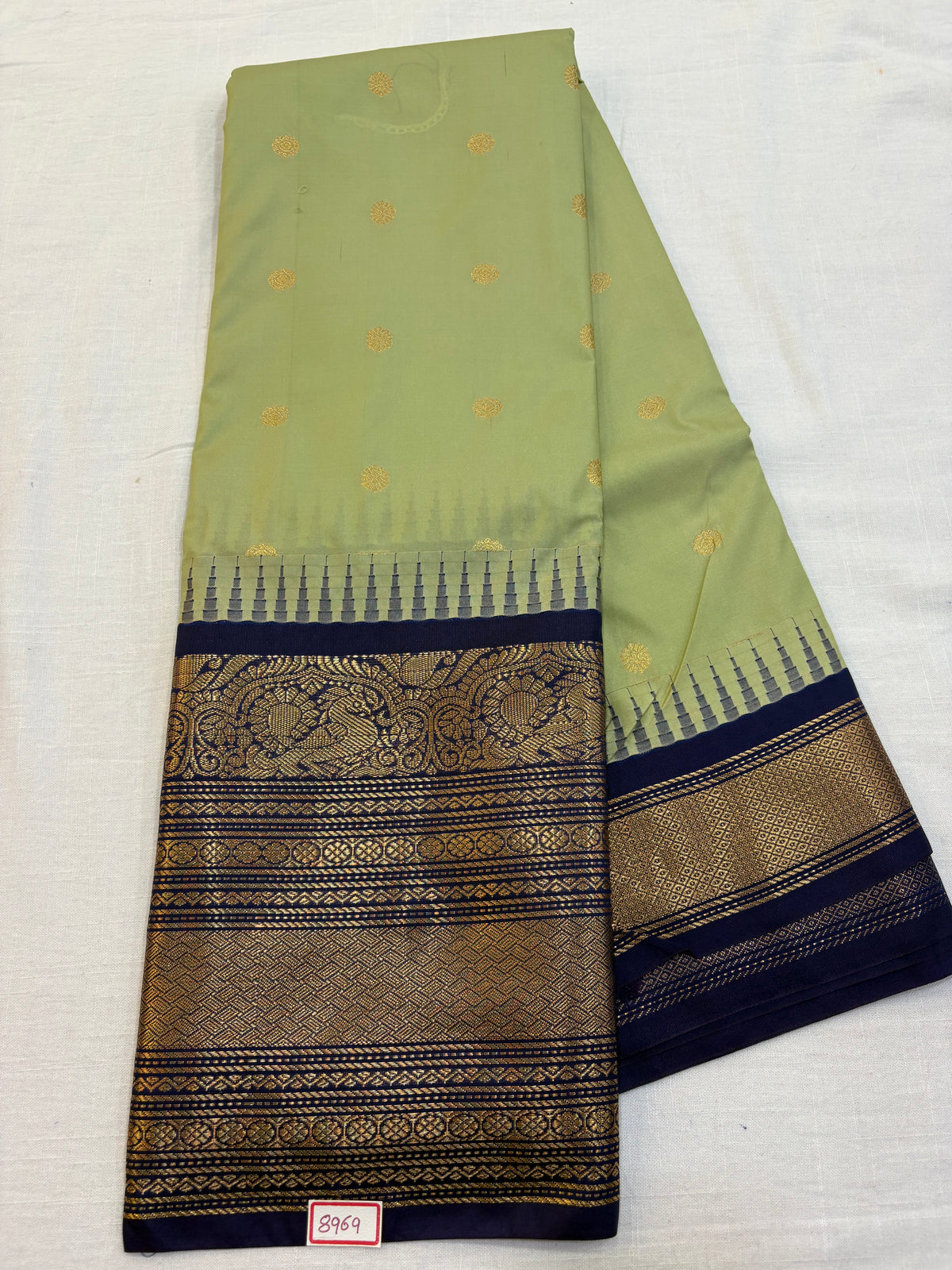 Semi Gadwal Silk Big Border Saree