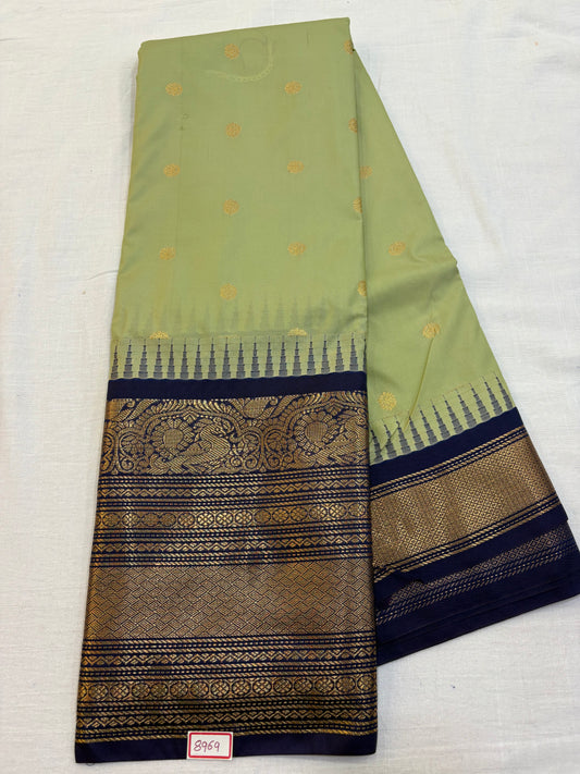Semi Gadwal Silk Big Border Saree