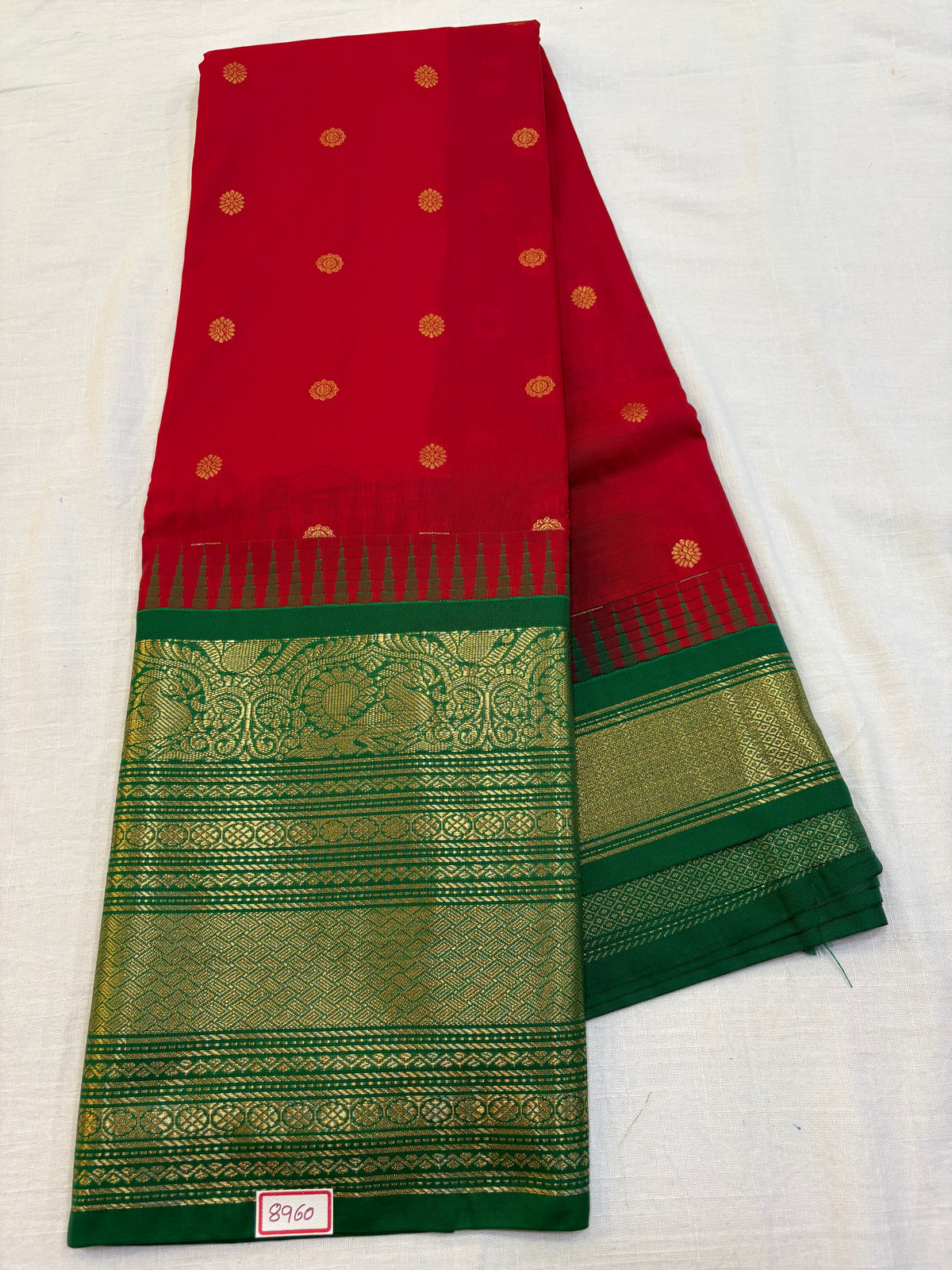 Semi Gadwal Silk Big Border Saree