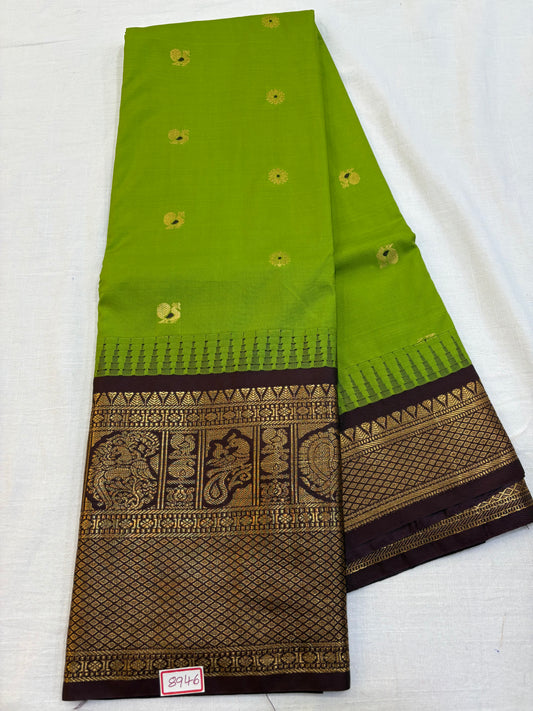 Semi Gadwal Silk Big Border Saree