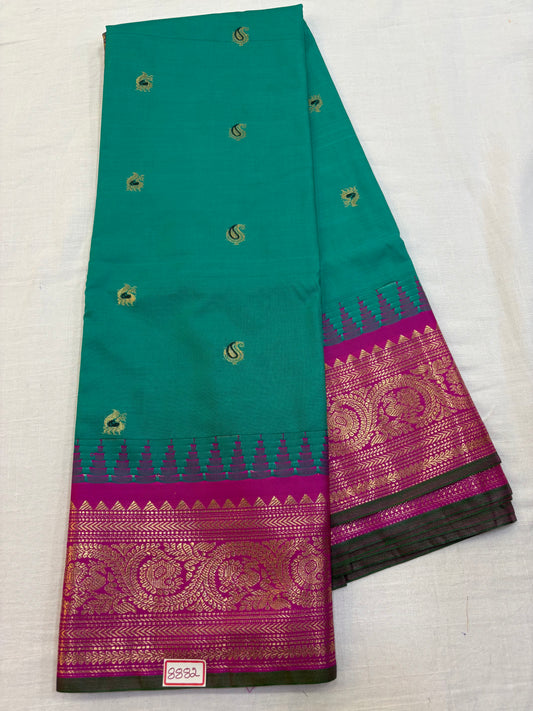 Semi Gadwal Silk Small Border Saree