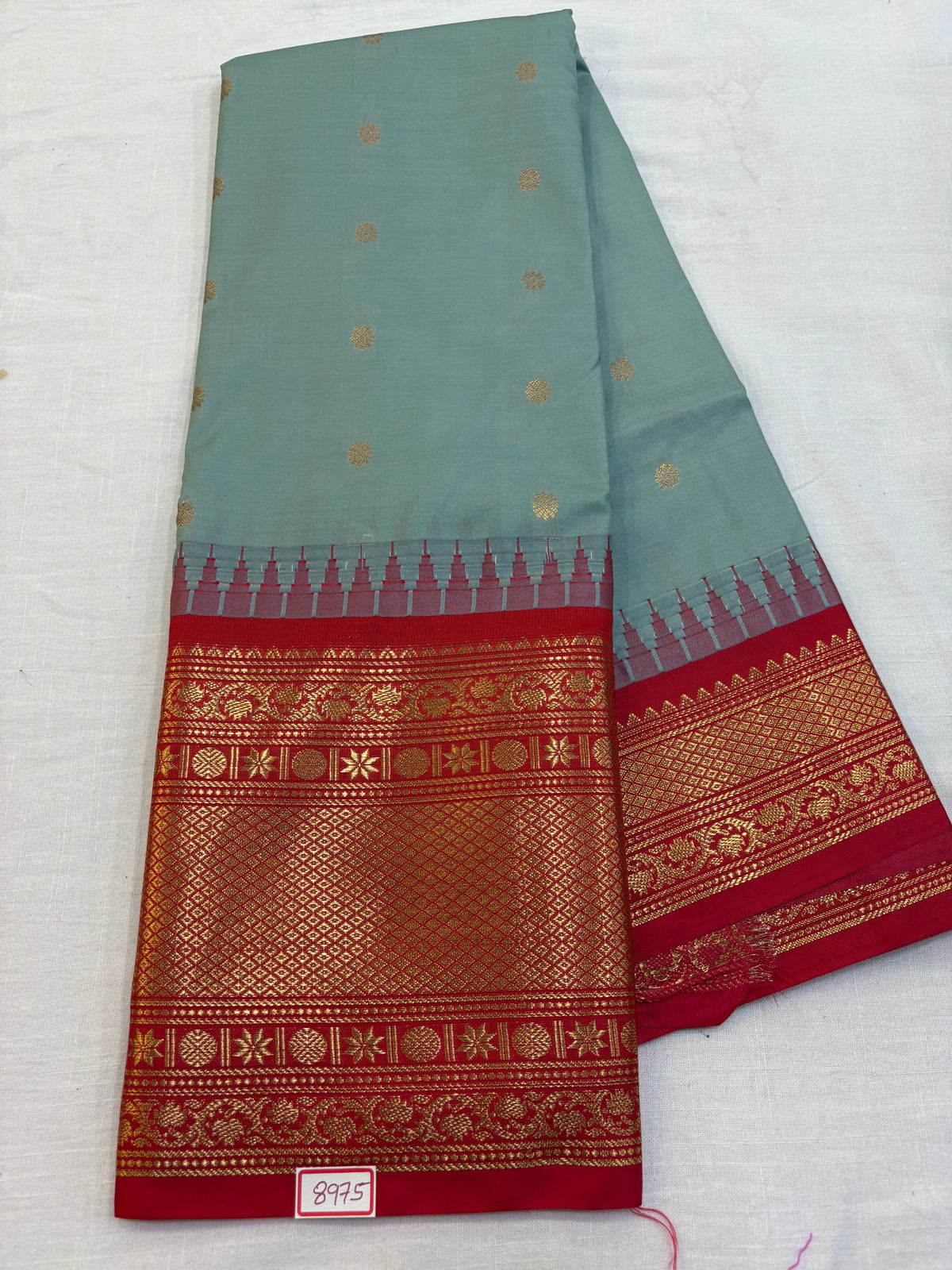Semi Gadwal Silk Big Border Saree