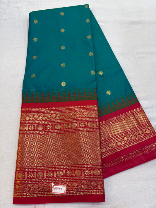 Semi Gadwal Silk Big Border Saree