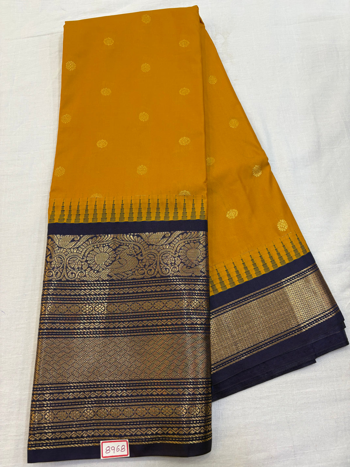 Semi Gadwal Silk Big Border Saree