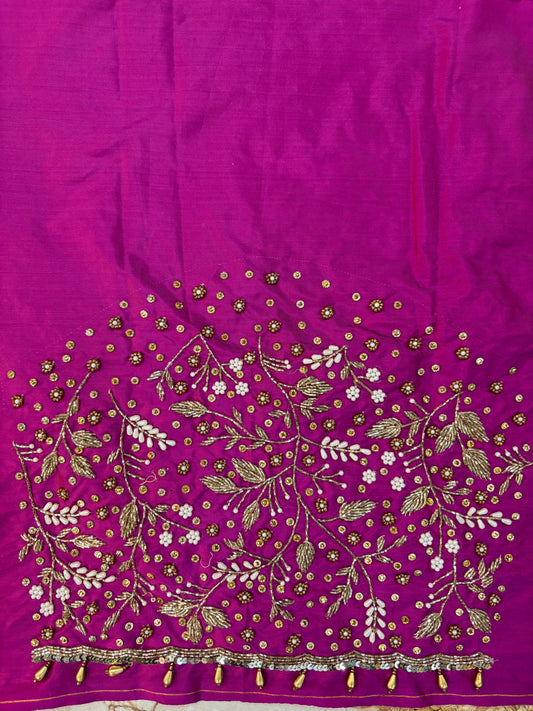 Bridal Maggam work Blouse