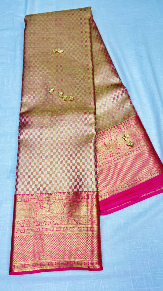 Pure Kanchi Tissue 1 Gram saree