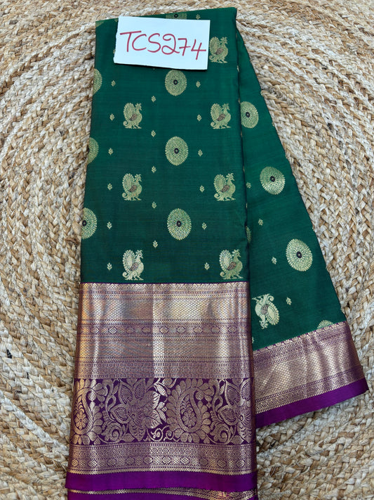 Semi Kanchi Butta Sarees