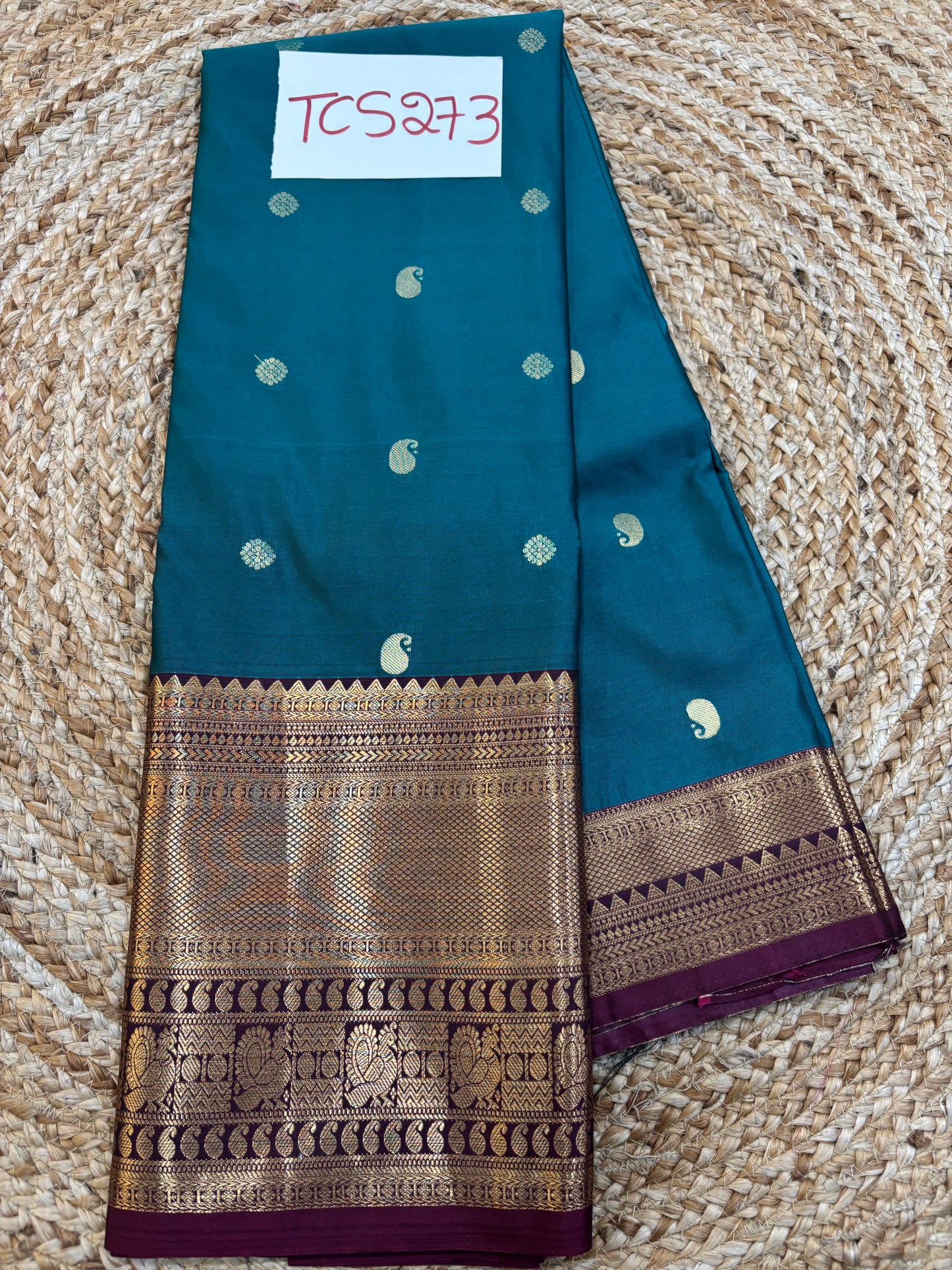 Semi Kanchi Butta Sarees