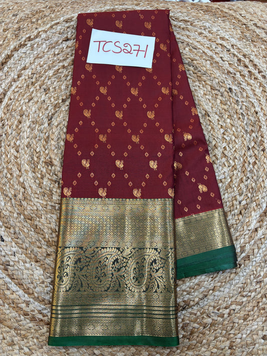 Semi Kanchi Butta Sarees
