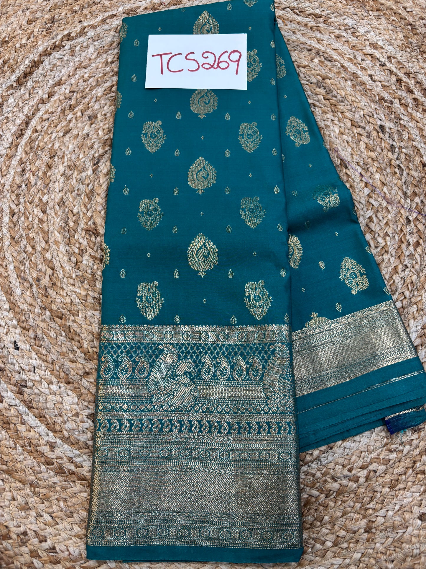 Semi Kanchi Butta Sarees