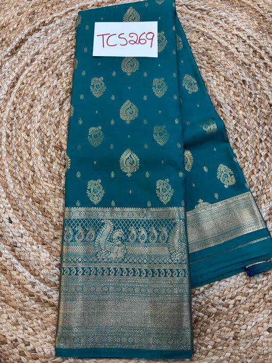 Semi Kanchi Butta Sarees