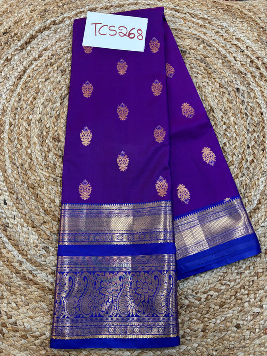 Semi Kanchi Butta Sarees