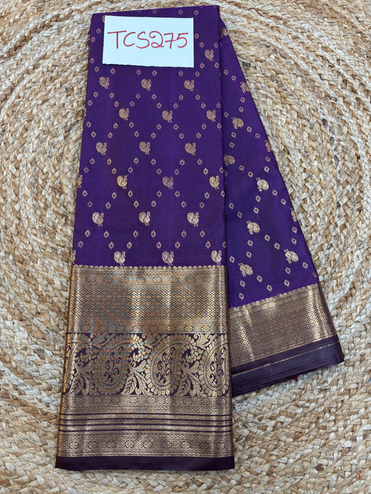 Semi Kanchi Butta Sarees