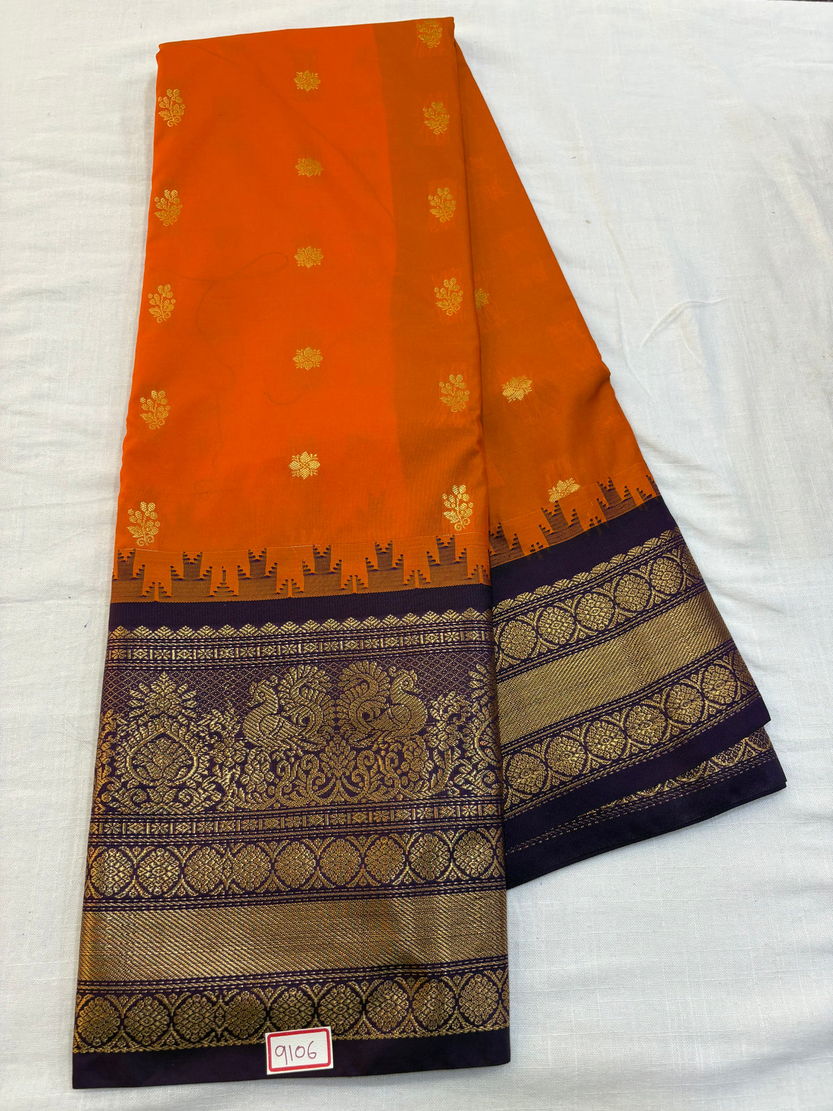 Semi Gadwal Silk Saree