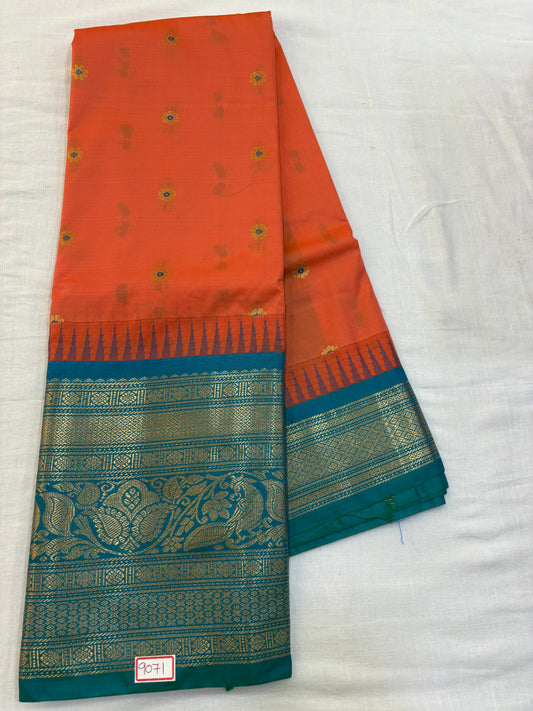 Semi gadwal big border Saree