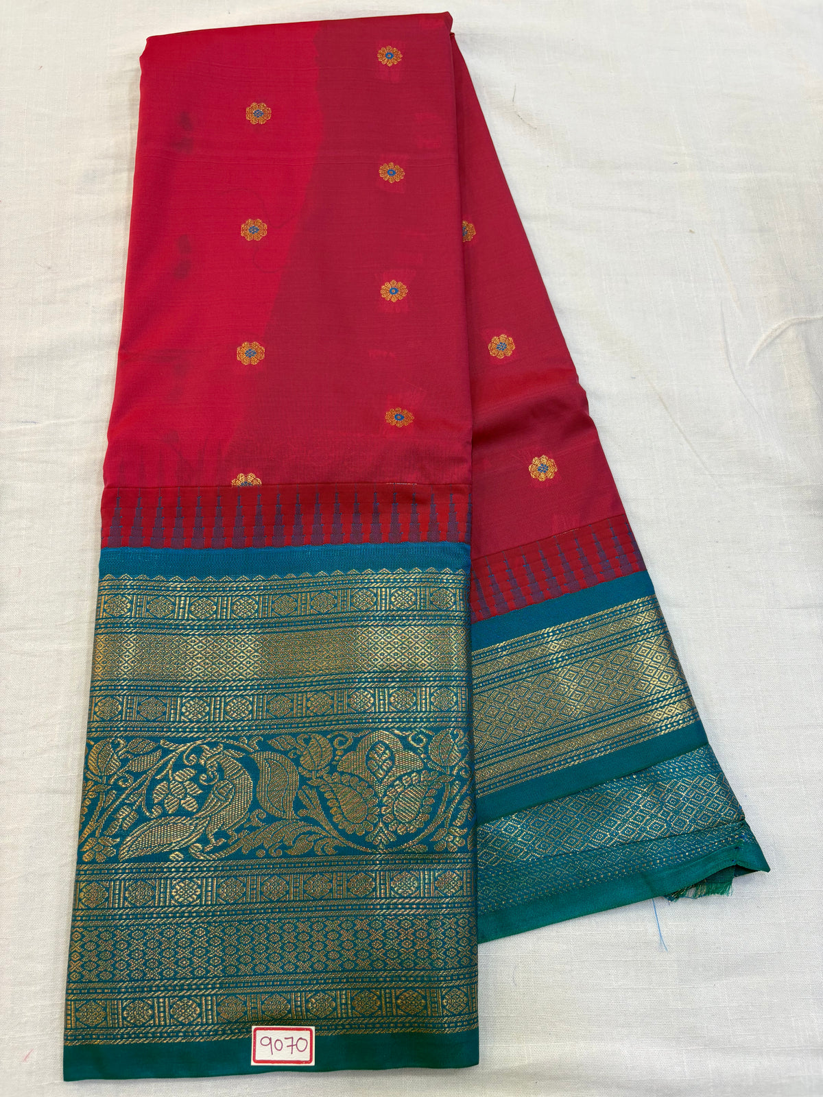 Semi gadwal big border Saree