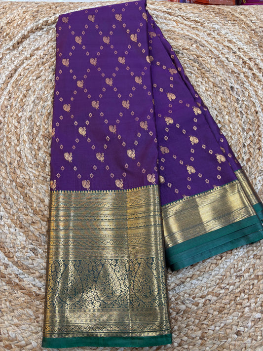 Semi Kanchi Butta Sarees