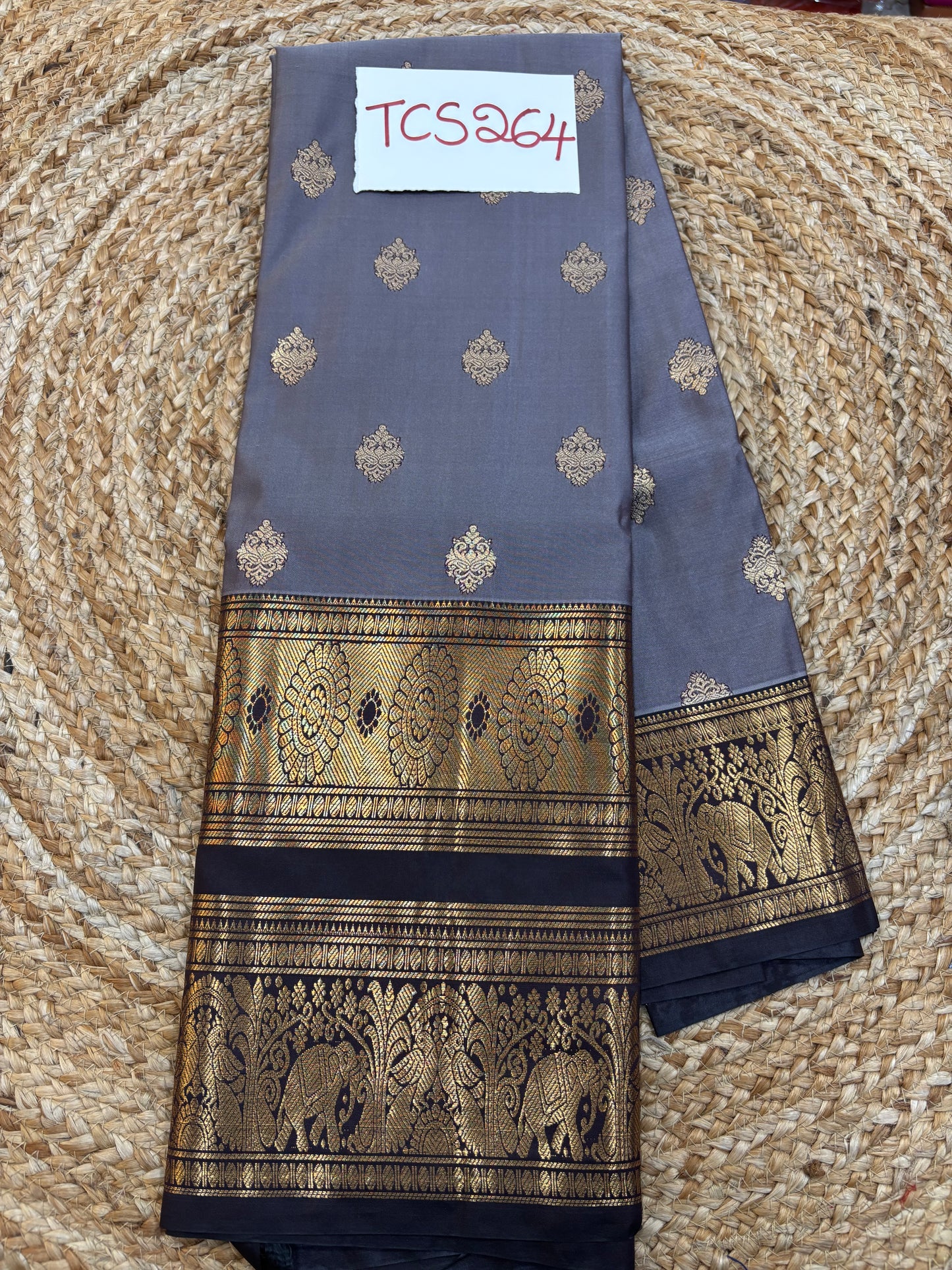 Semi Kanchi Butta Sarees
