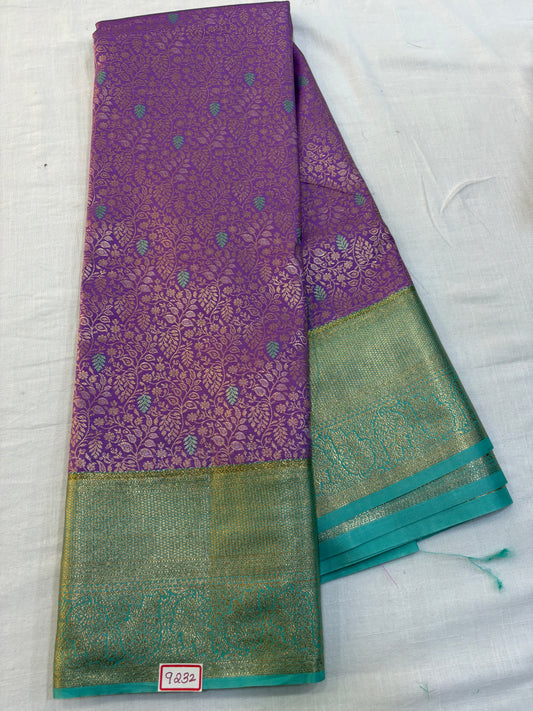 Semi Kanchi Pattu Saree - Pencil Work