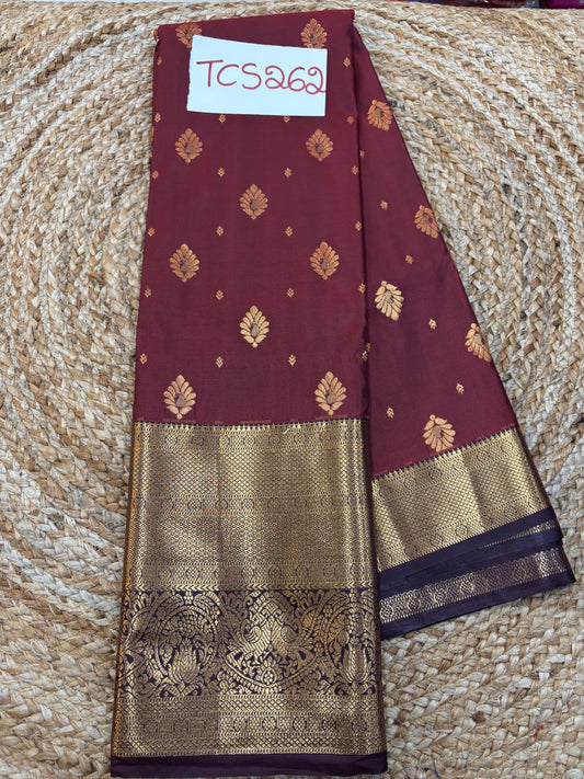 Semi Kanchi Butta Sarees