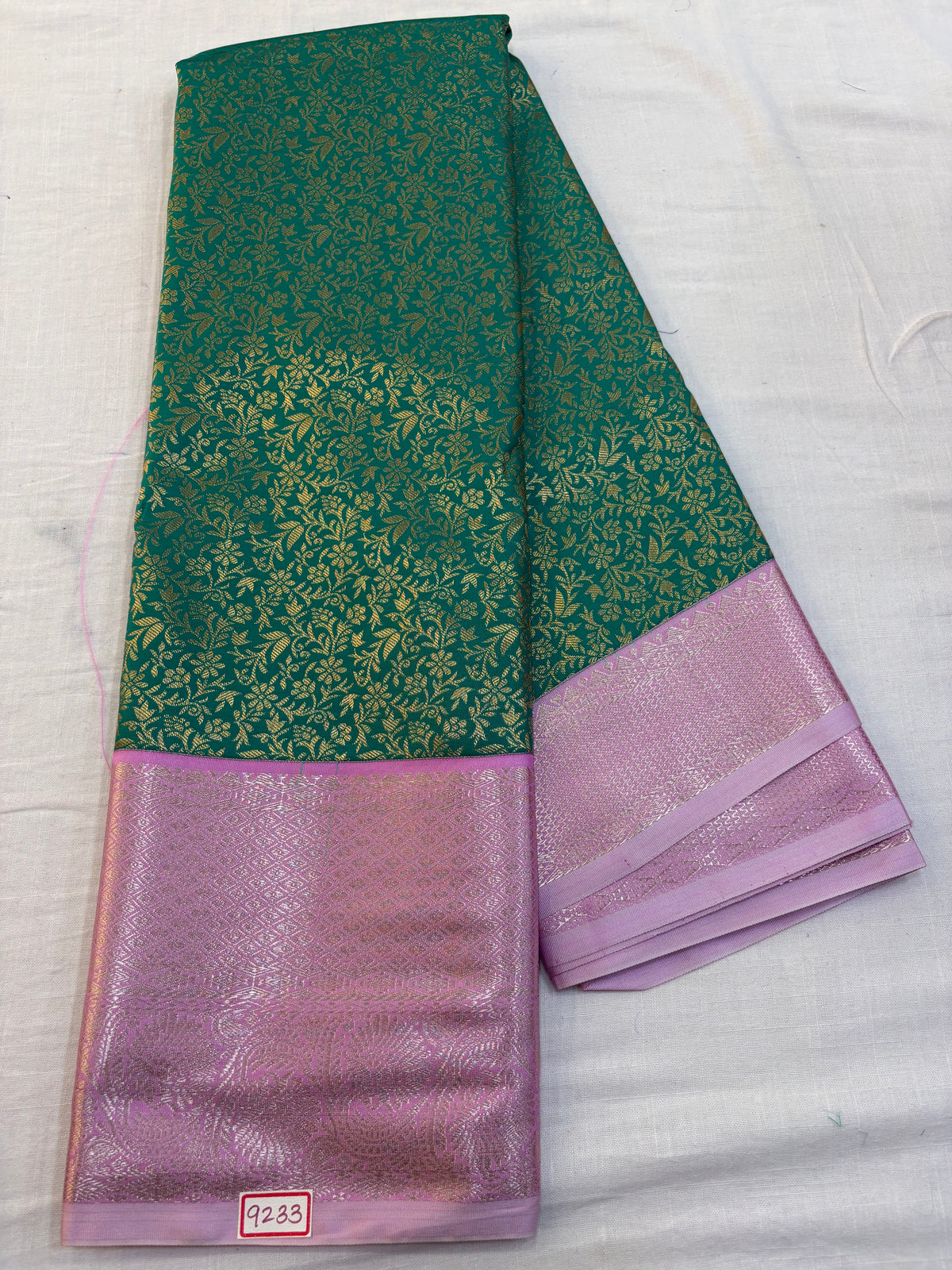 Semi Kanchi Pattu Saree - Pencil Work