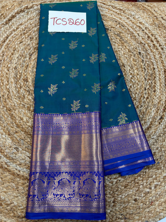 Semi Kanchi Butta Sarees