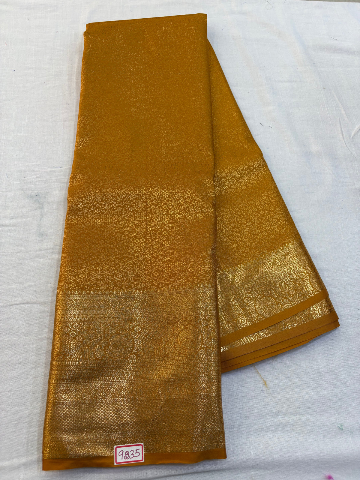 Semi Kanchi Pattu Saree - Pencil Work