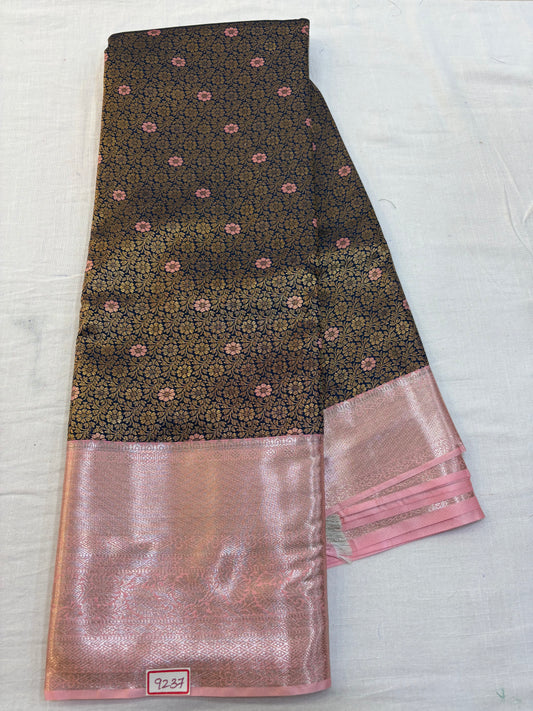 Semi Kanchi Pattu Saree - Pencil Work