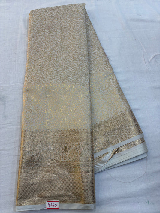 Semi Kanchi Pattu Saree - Pencil Work