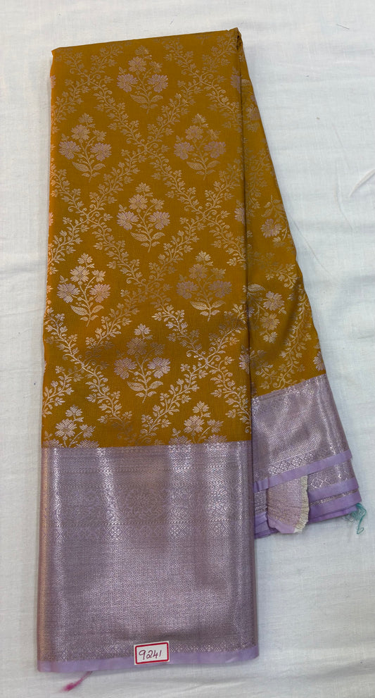 Semi Kanchi Pattu Saree - Pencil Work