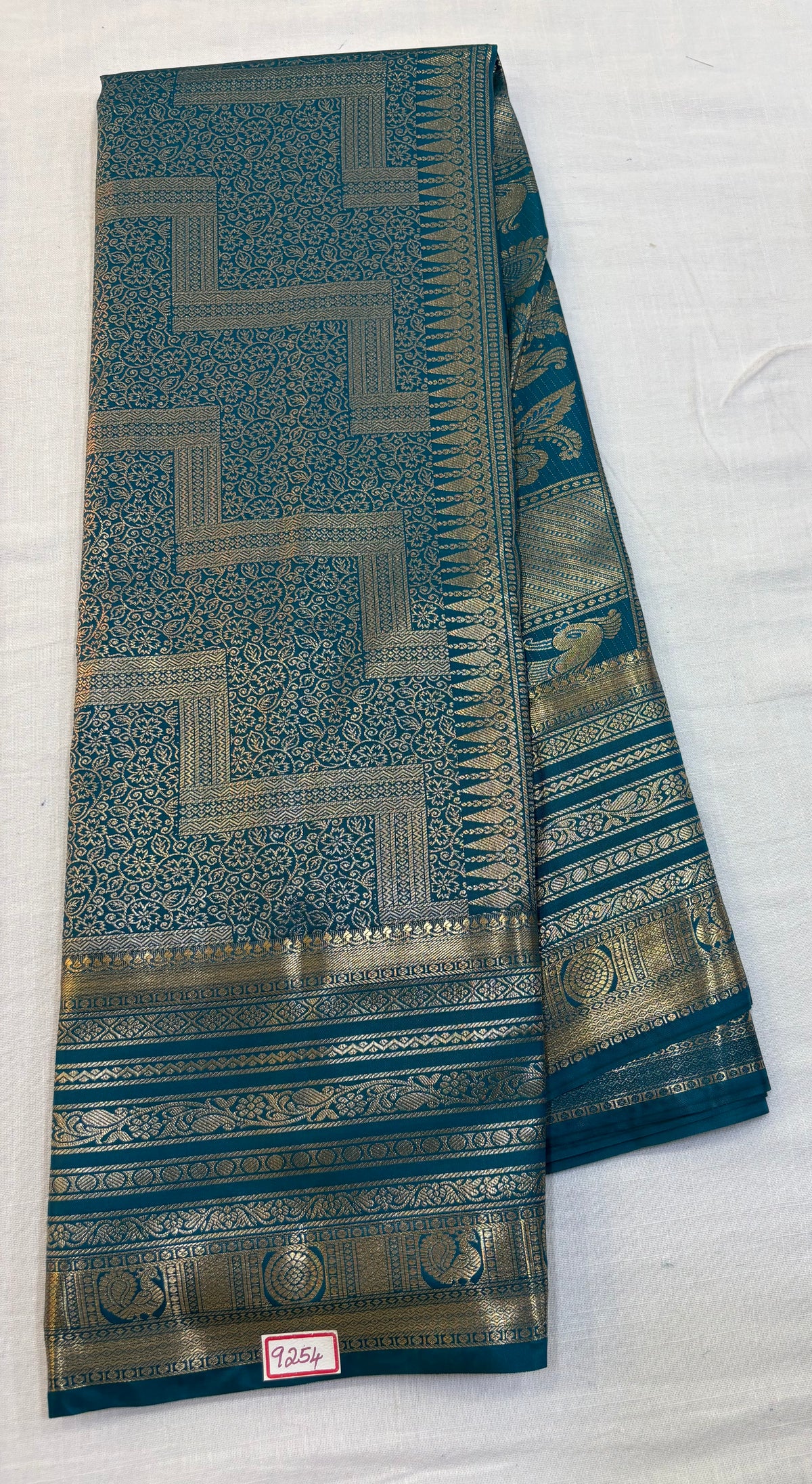 Semi Kanchi Pattu Saree - Pencil Work