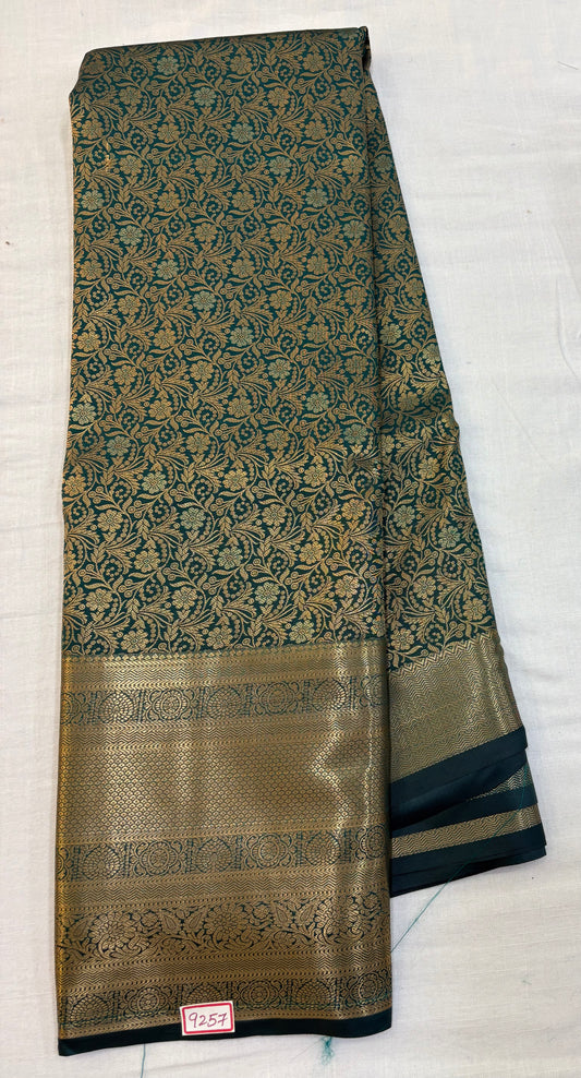 Semi Kanchi Pattu Saree - Pencil Work
