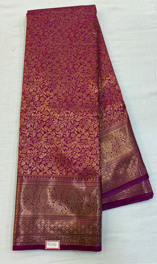 Semi Kanchi Pattu Saree - Pencil Work