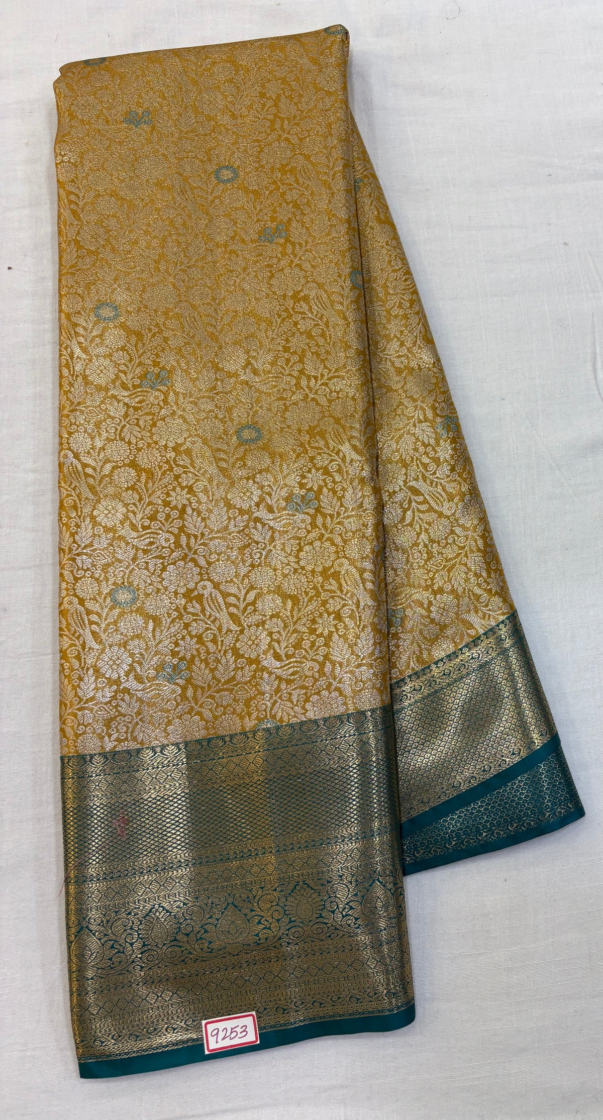 Semi Kanchi Pattu Saree - Pencil Work