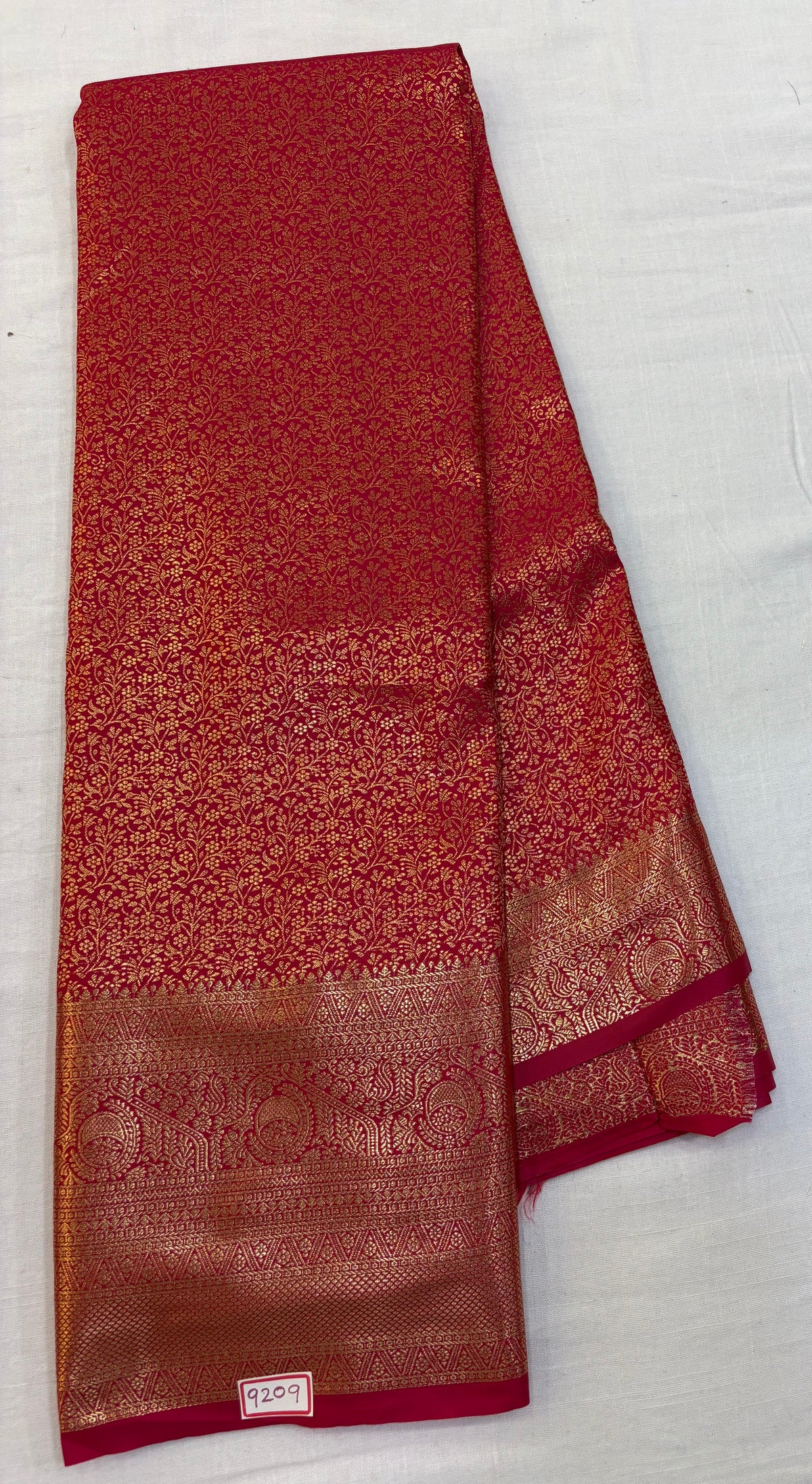 Semi Kanchi Pattu Saree - Pencil Work