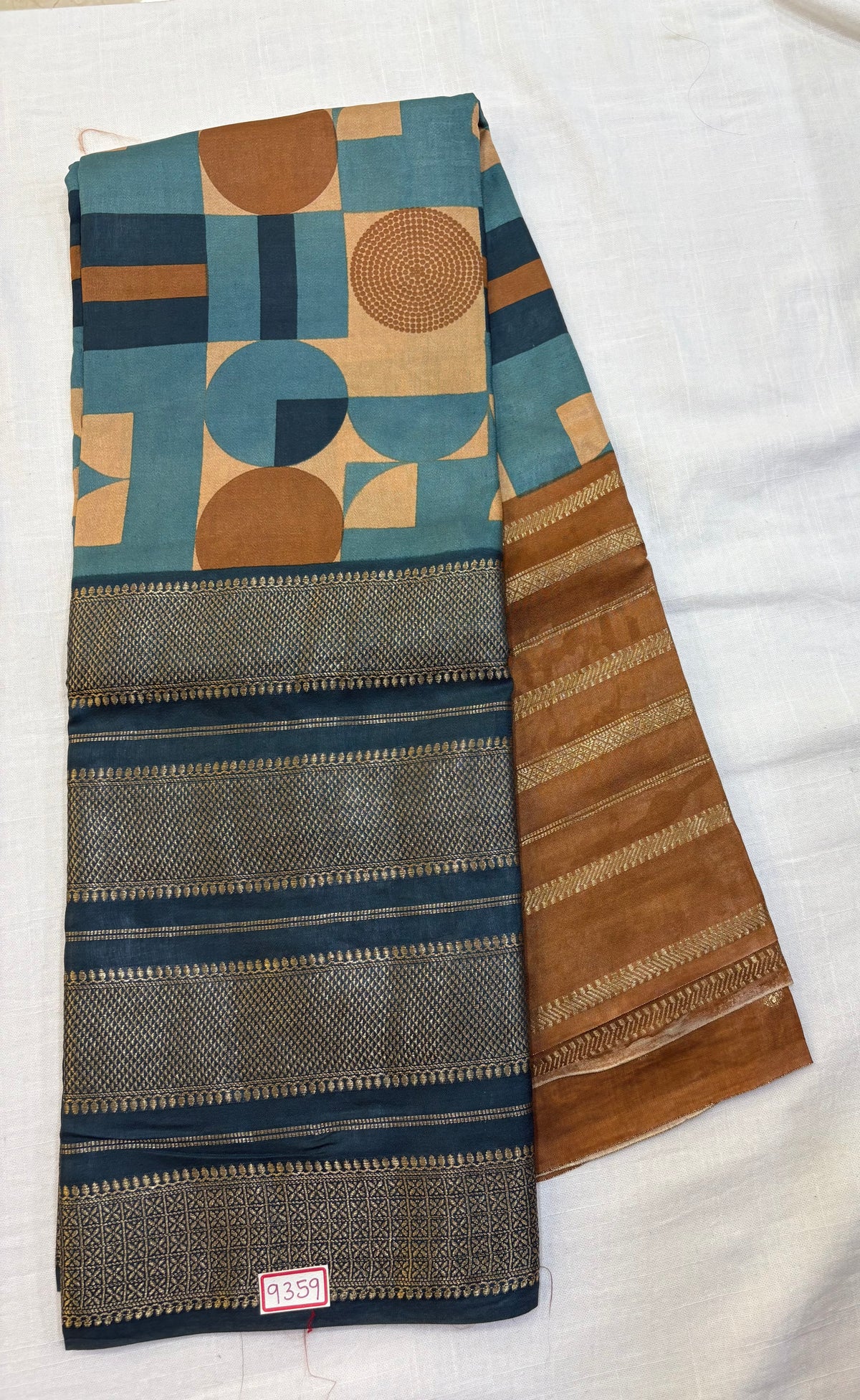 Mysore Crepe Digital Printed Saree