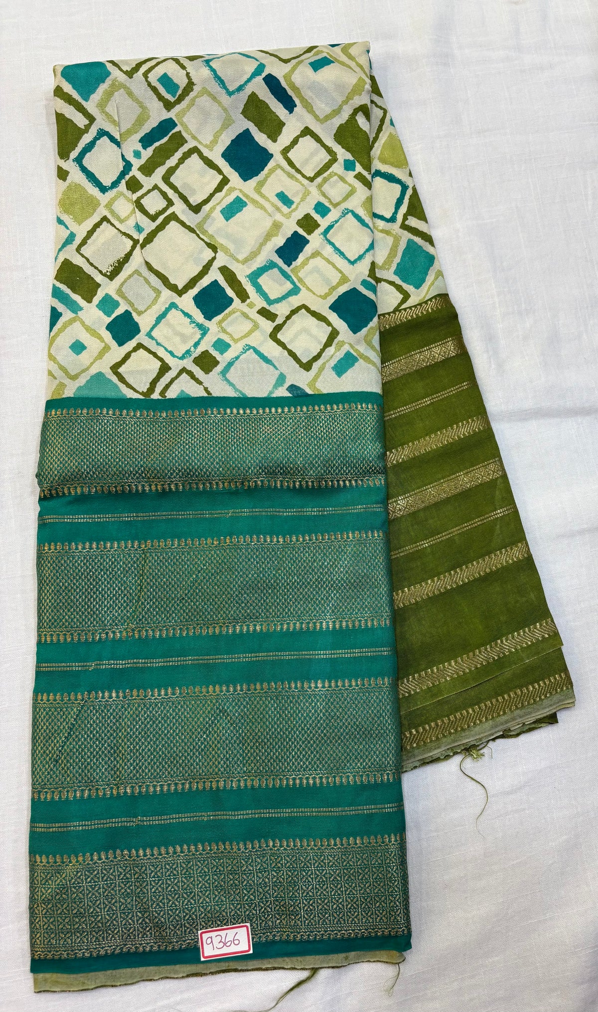 Mysore Crepe Digital Printed Saree