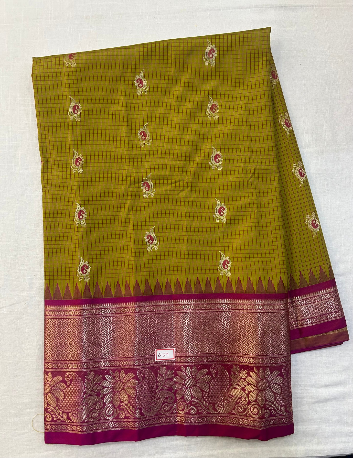 Kashika Pattu - Gadwal Tissue border
