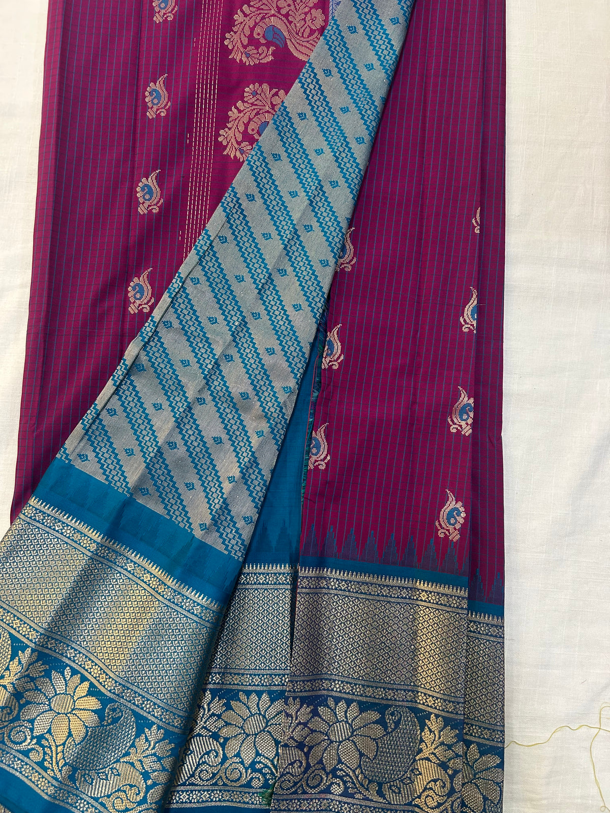 Kashika Pattu - Gadwal Tissue border