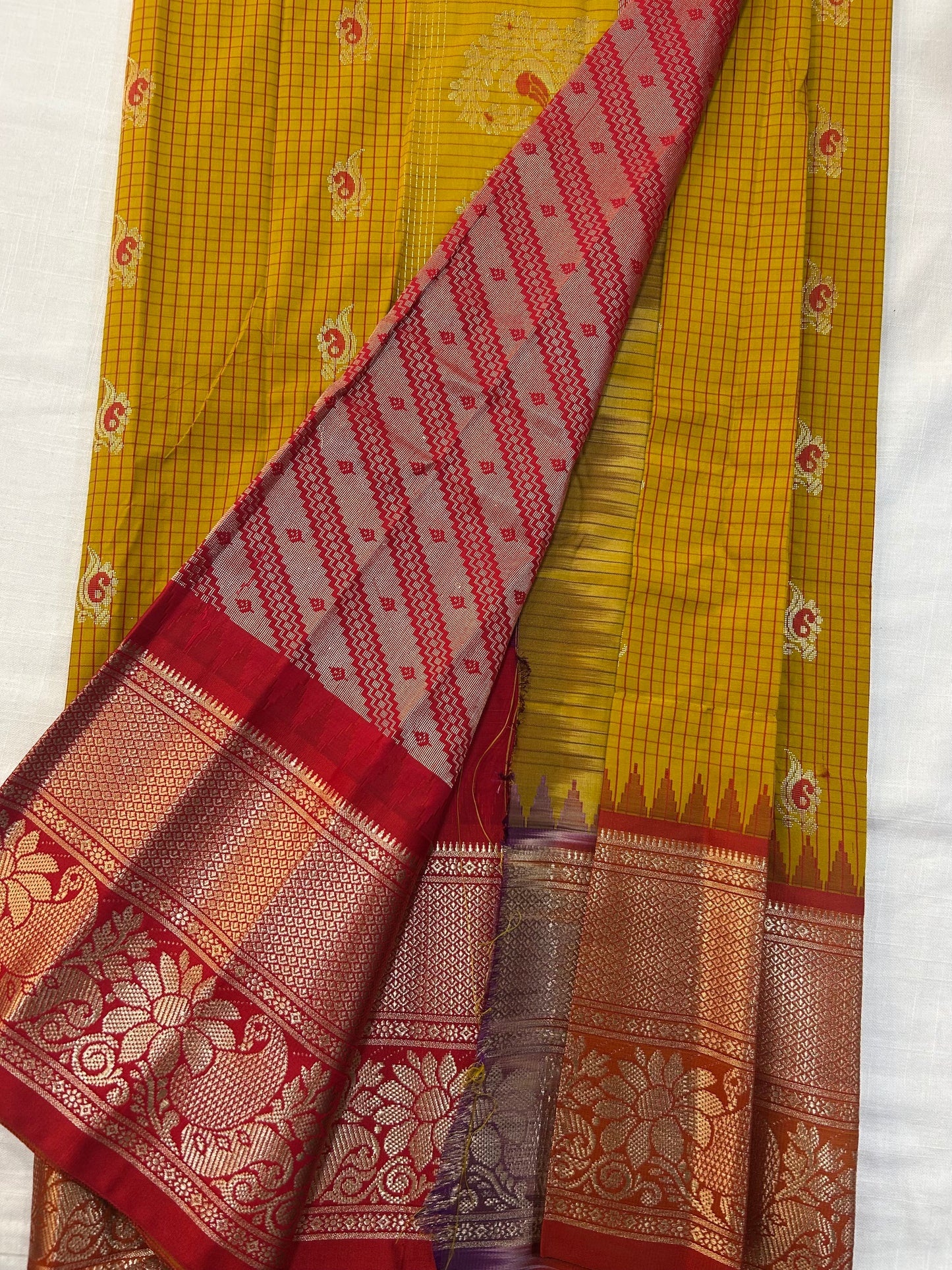 Kashika Pattu - Gadwal Tissue border