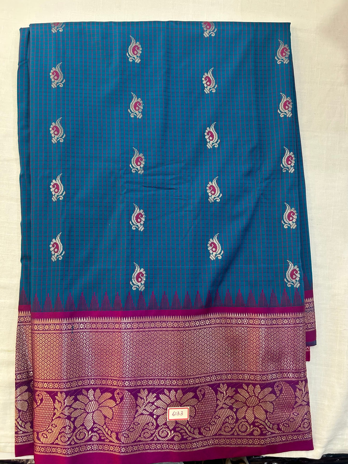 Kashika Pattu - Gadwal Tissue border