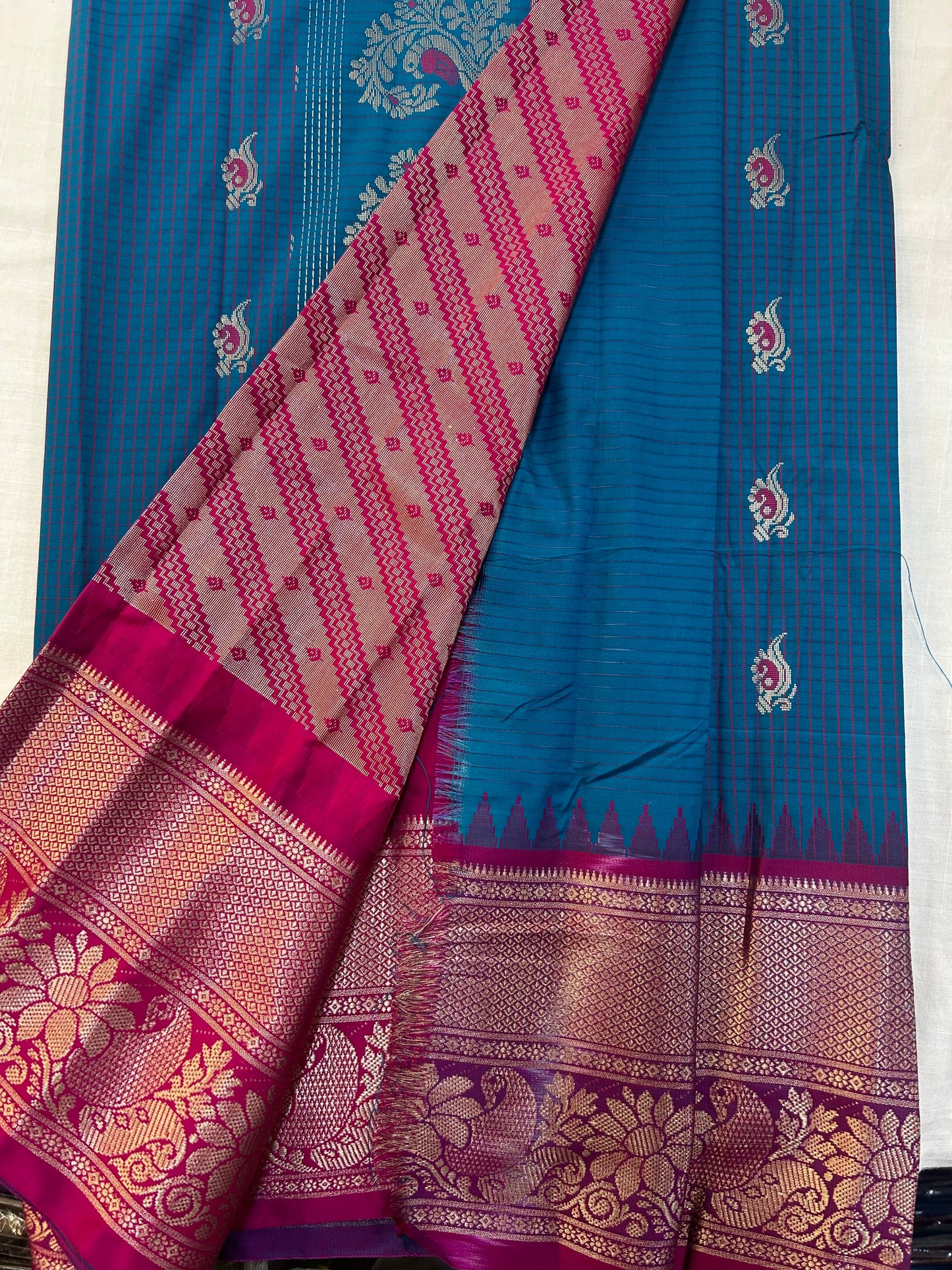 Kashika Pattu - Gadwal Tissue border