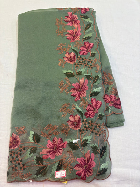Embroidery Saree