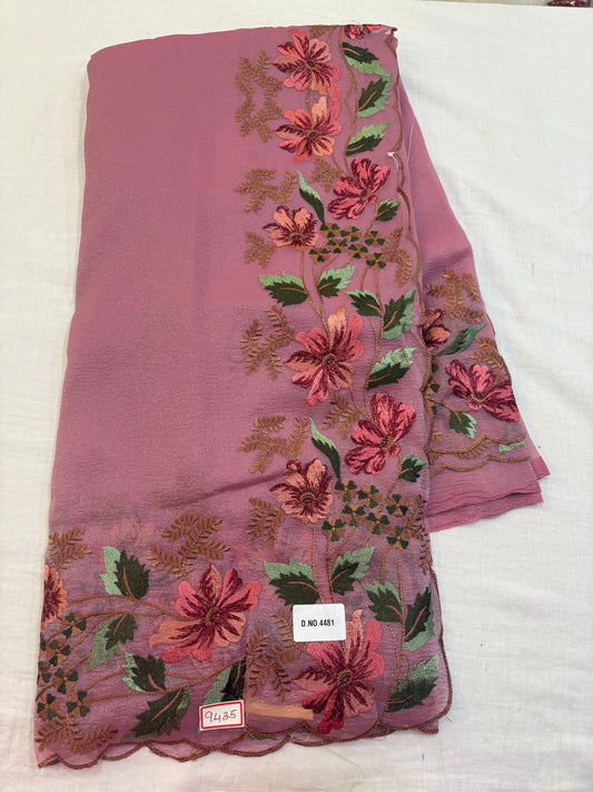 Embroidery Saree