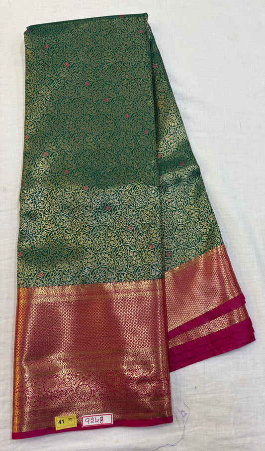 Semi Kanchi Pattu Saree - Pencil Work