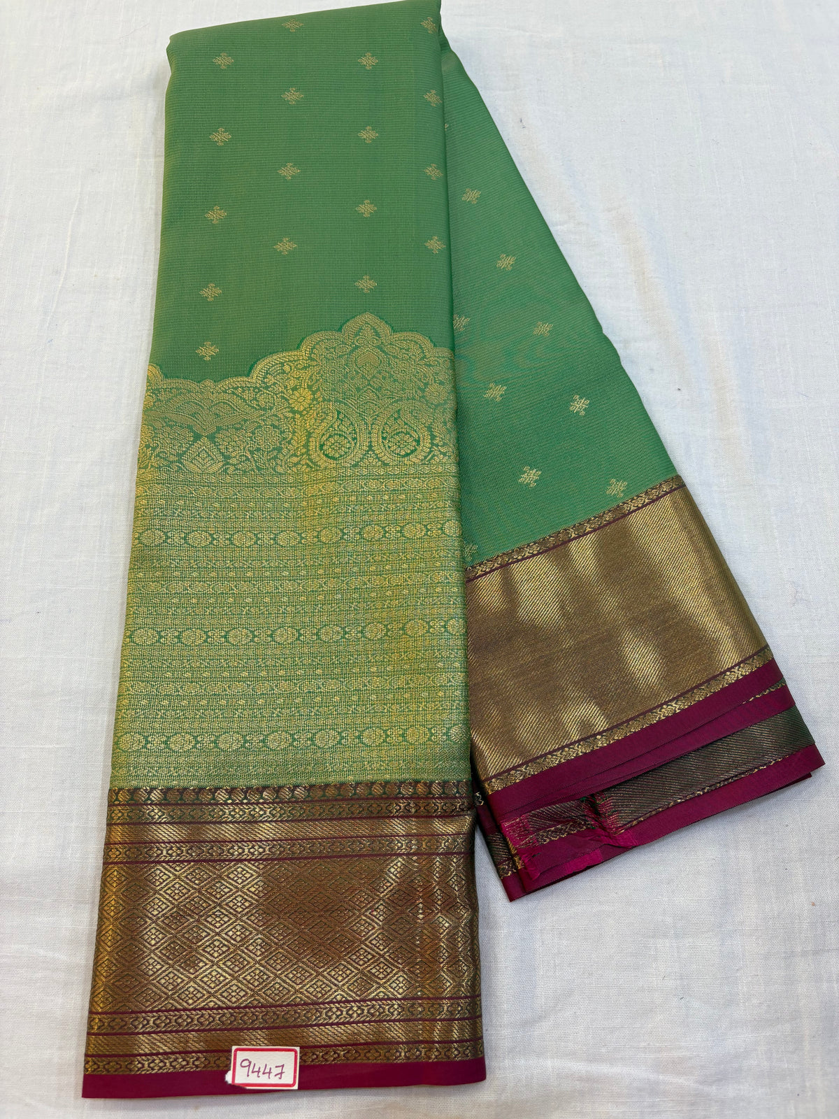 Skirt Border Semi Kanchi Pattu Saree