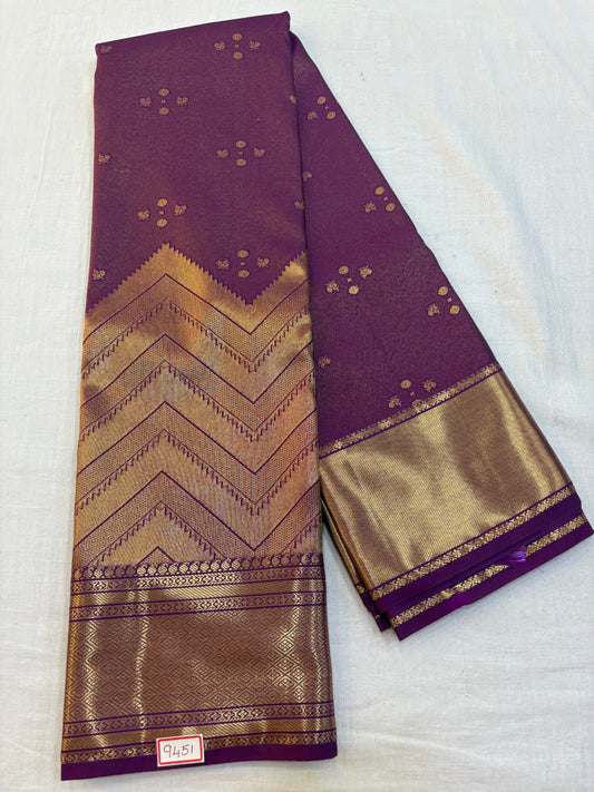 Skirt Border Semi Kanchi Pattu Saree