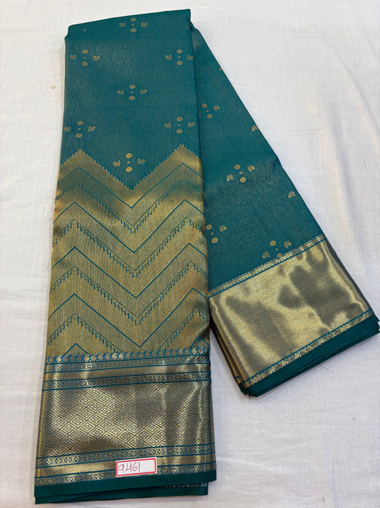 Skirt Border Semi Kanchi Pattu Saree