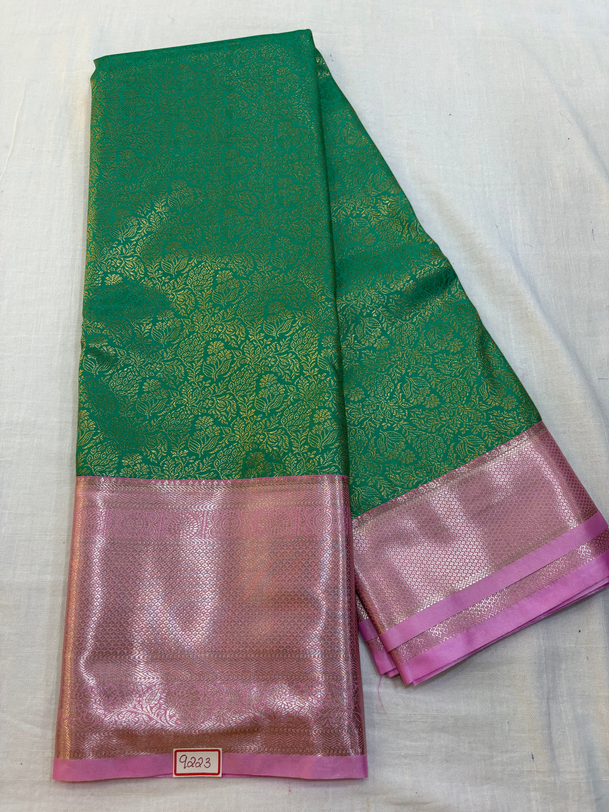 Semi Kanchi Pattu Saree - Pencil Work